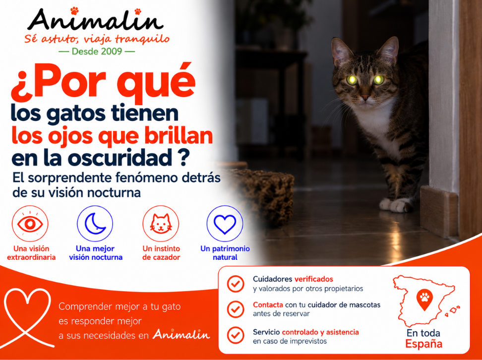 🤔 ¿Y por qué a los gatos les brillan los ojos en la oscuridad? El asombroso fenómeno detrás de su visión nocturna