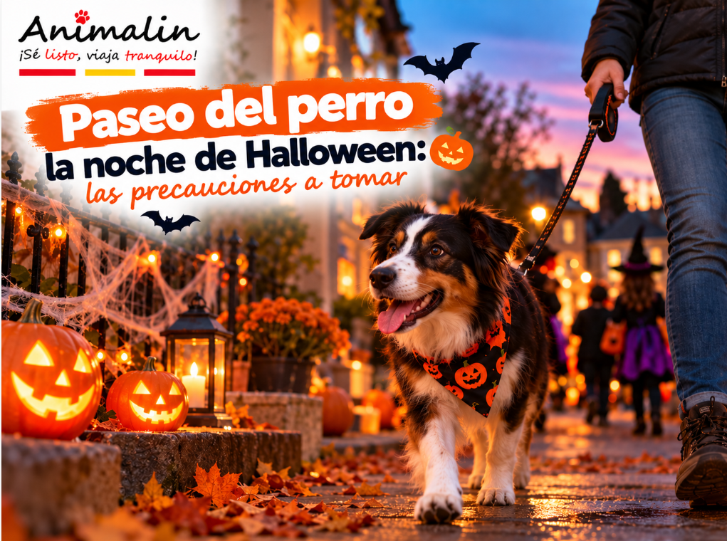 🌙 Paseo del perro la noche de Halloween: las precauciones que hay que tomar