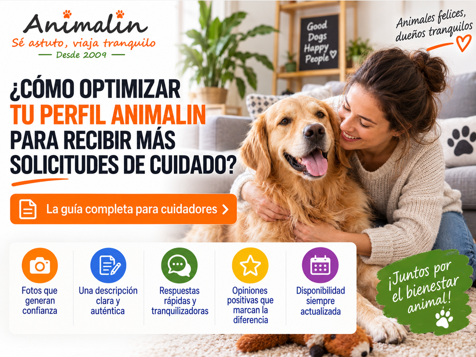 🏆 Guía completa: Cómo optimizar tu perfil de Animalin para recibir más solicitudes de alojamiento