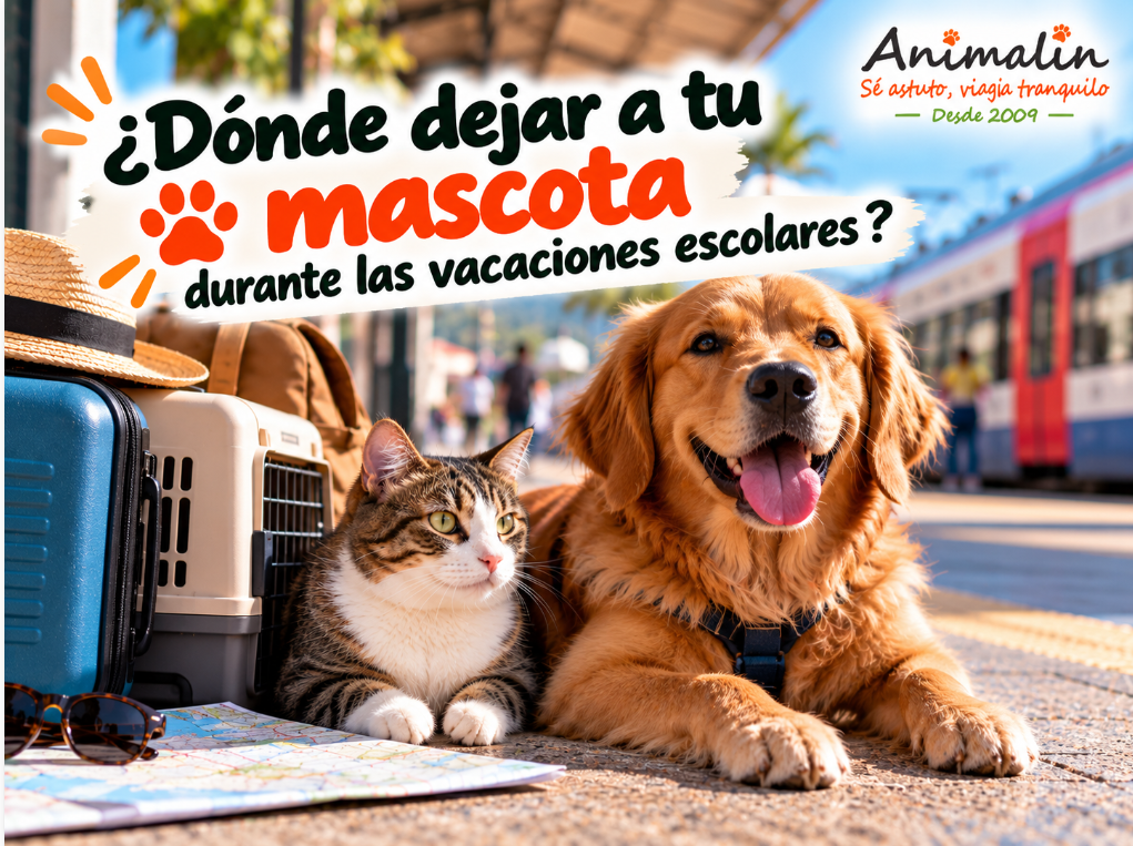 ¿Dónde dejar a tu animal durante las vacaciones escolares?