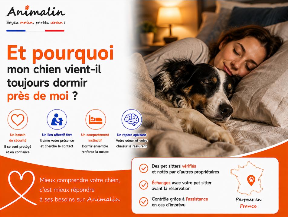 🤔 ¿Y por qué mi perro siempre viene a dormir cerca de mí?