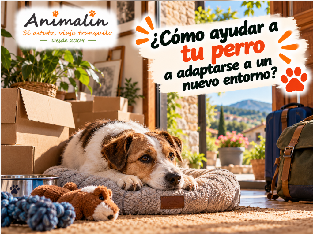 ¿Cómo ayudar a tu perro a adaptarse a un nuevo entorno?