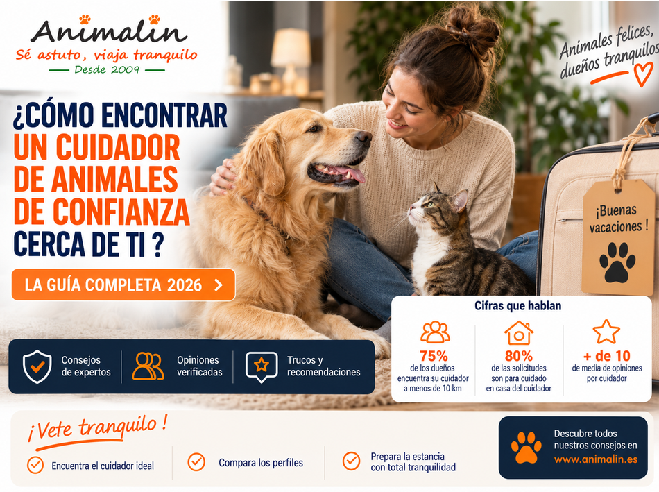 Alojamiento de animales: cómo encontrar un cuidador de confianza | Guía completa - Animalin