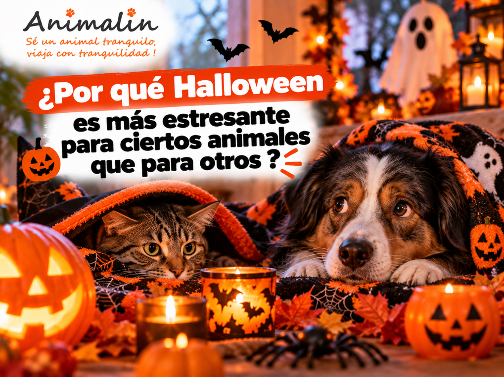 🔊 ¿Por qué Halloween es más estresante para algunos animales que para otros?