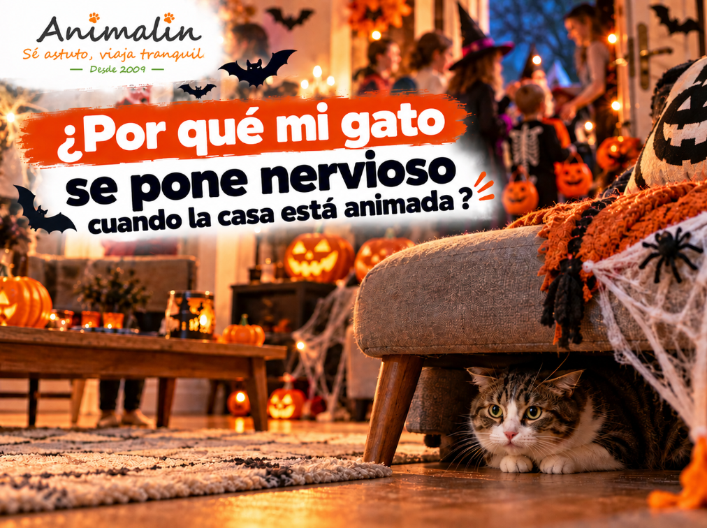 🐈 ¿Por qué mi gato se pone nervioso cuando hay actividad en casa?