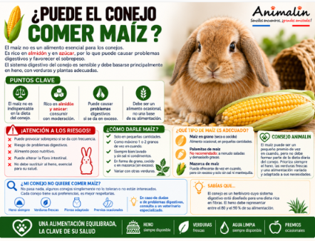 🌽 ¿Puede comer maíz el conejo? La guía completa (2026)